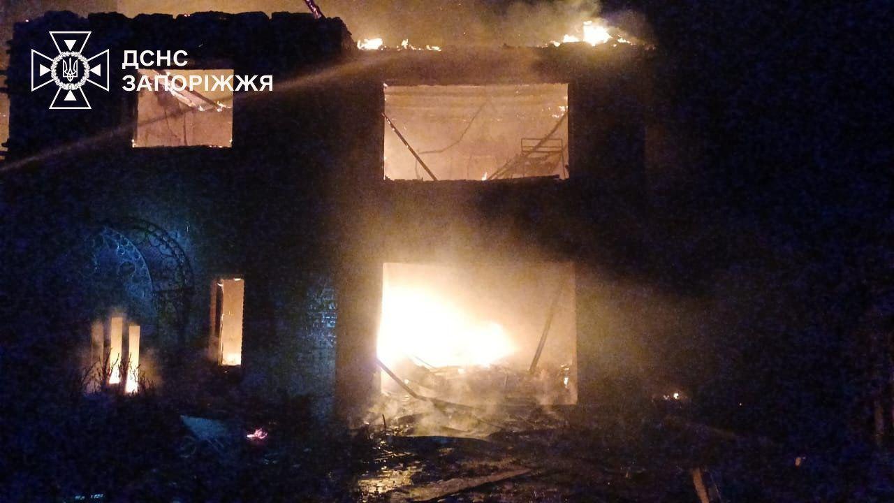 Сьогодні вночі протягом 20 хвилин ворог запустив велику кількість дронів по Запоріжжю — очільник ОВА