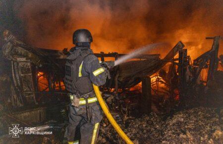 У Харкові внаслідок російських ударів виникли чотири осередки займання — речник ДСНС