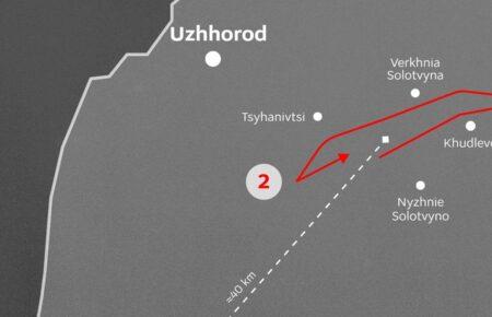 Сибіга опублікував зображення маршруту угорського дрона, який перетнув український кордон