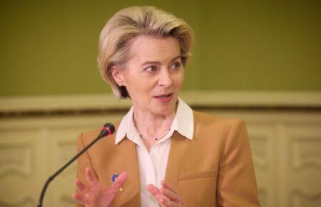 Фон дер Ляєн повідомила про домовленість з Україною щодо 2 млрд євро на виробництво дронів