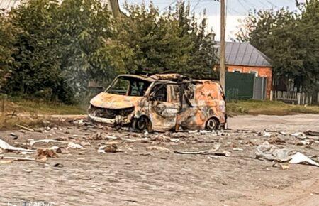 Росіяни атакували бригаду газовиків на Сумщині, спалили їхній автомобіль