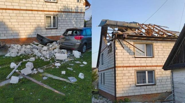 У Польщі уламки збитого «шахеда» впали на будинок