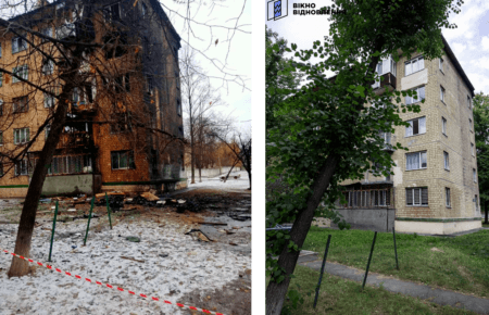 У Святошинському районі Києва мешканці повернулися додому після 8 місяців відбудови зруйнованого будинку