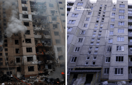 Постраждалий від обстрілу будинок у Солом’янському районі Києва відновлюють вже рік, витратили майже 60 млн грн