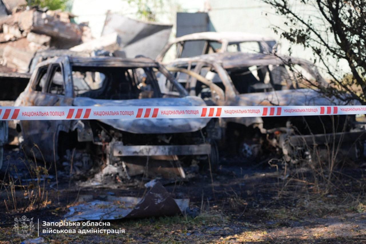 Росіяни вдень п’ять разів вдарили по Запоріжжю, загинула людина (ФОТО)