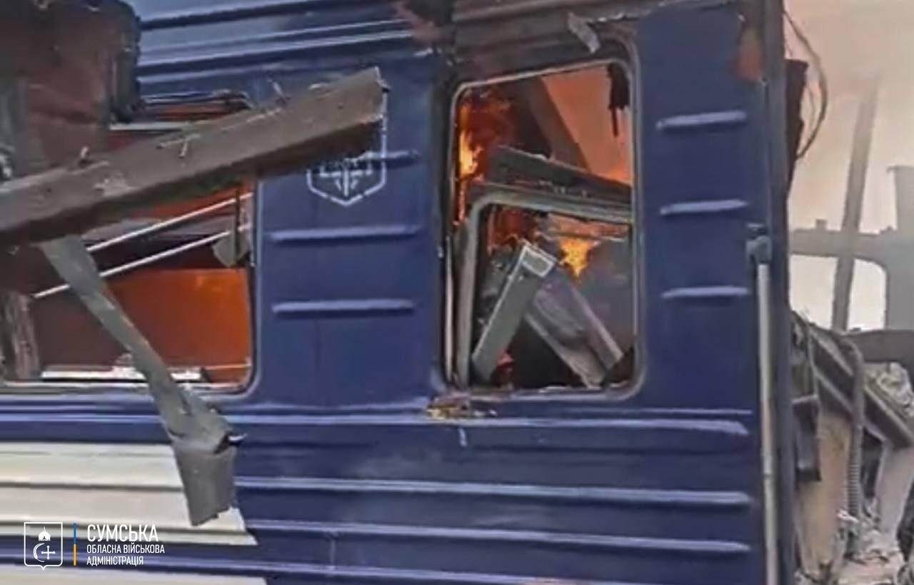 Окупанти атакували залізничний вокзал у Шосткинській громаді: постраждали пасажири (ОНОВЛЕНО)