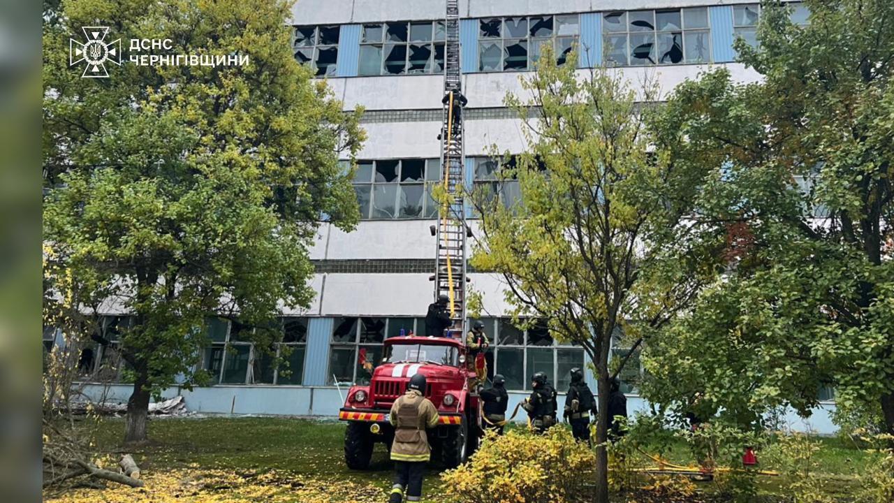 Унаслідок російського удару по Ніжину пошкоджене промислове підприємство