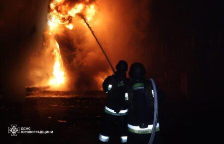 Уночі окупанти атакували обʼєкти критичної інфраструктури на Кіровоградщині