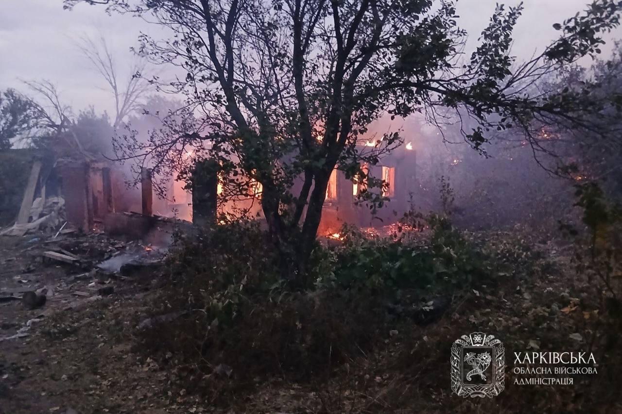 Росія атакувала чотири населені пункти Харківщини, постраждав чоловік