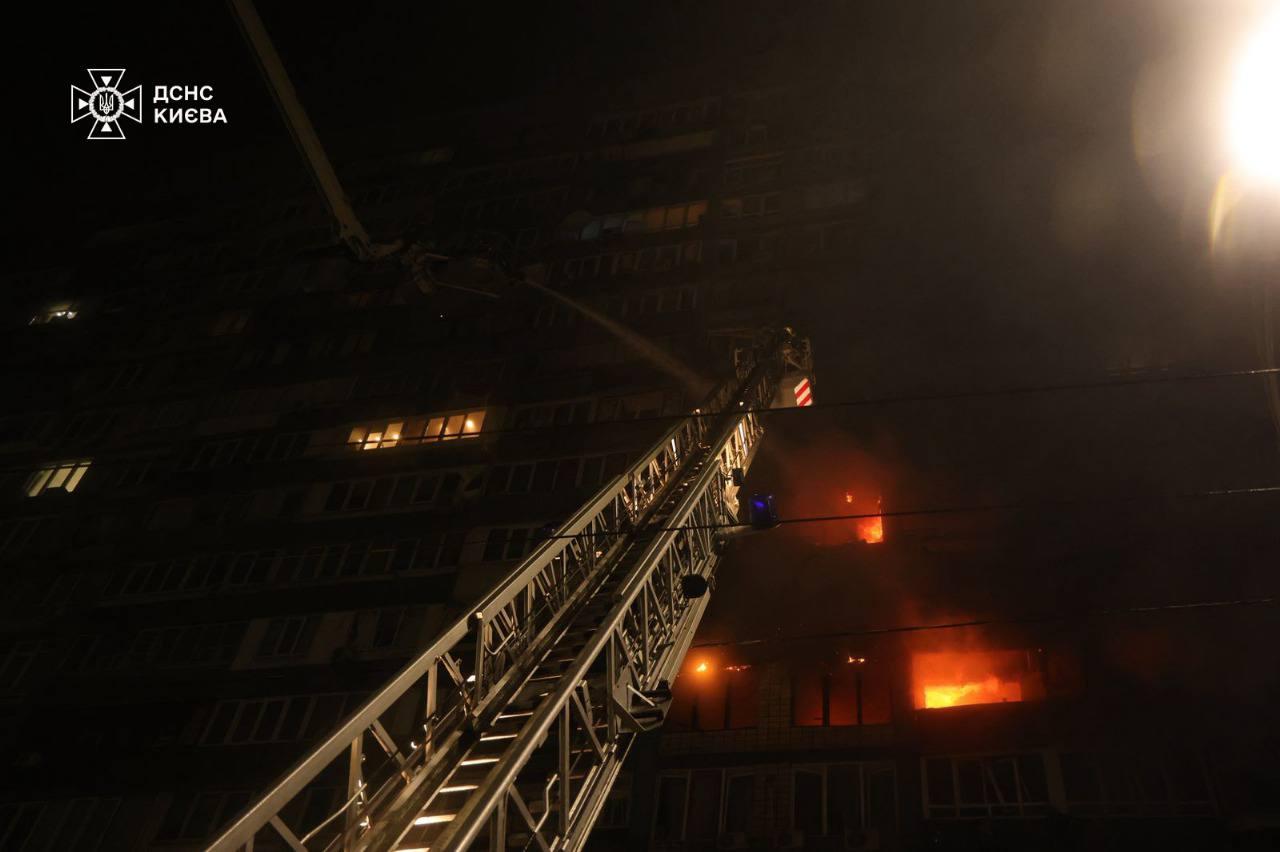 ОНОВЛЕНО. Нічна атака на Київ: постраждали 12 людей