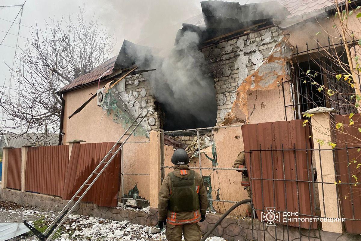 У Нікополі внаслідок російської атаки постраждали 2 людини