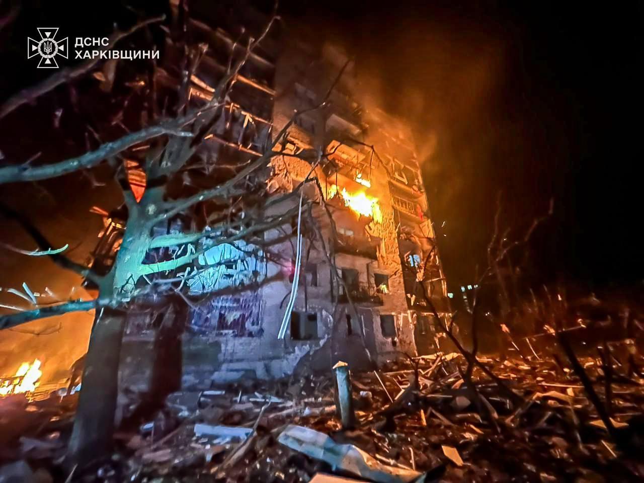 Уночі росіяни вдарили ракетами по Балаклії на Харківщині: загинули троє людей, серед поранених є діти