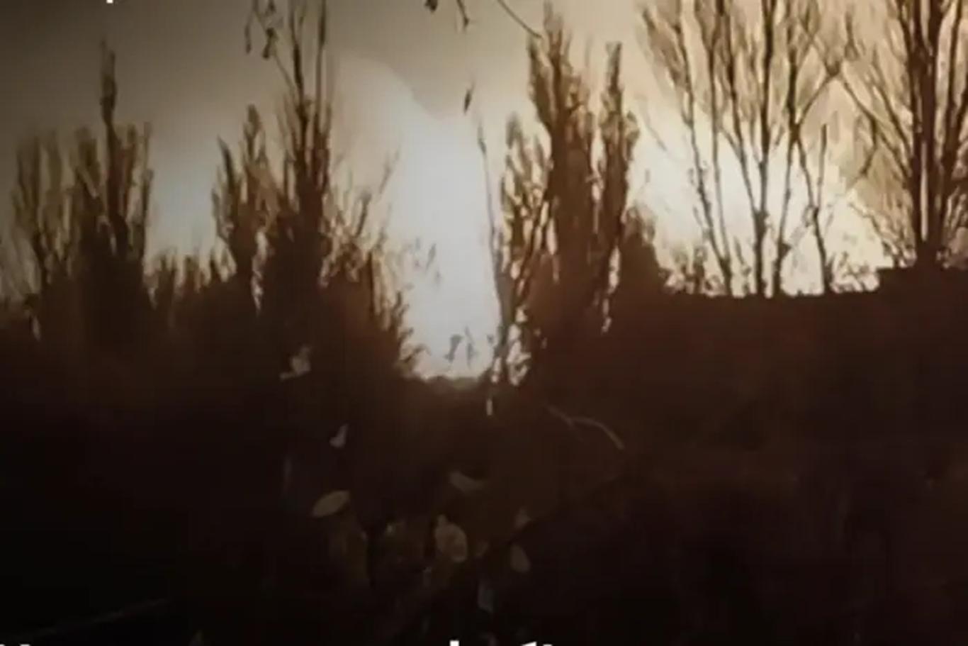 Сили оборони рознесли базу зберігання «Шахедів» у Донецьку