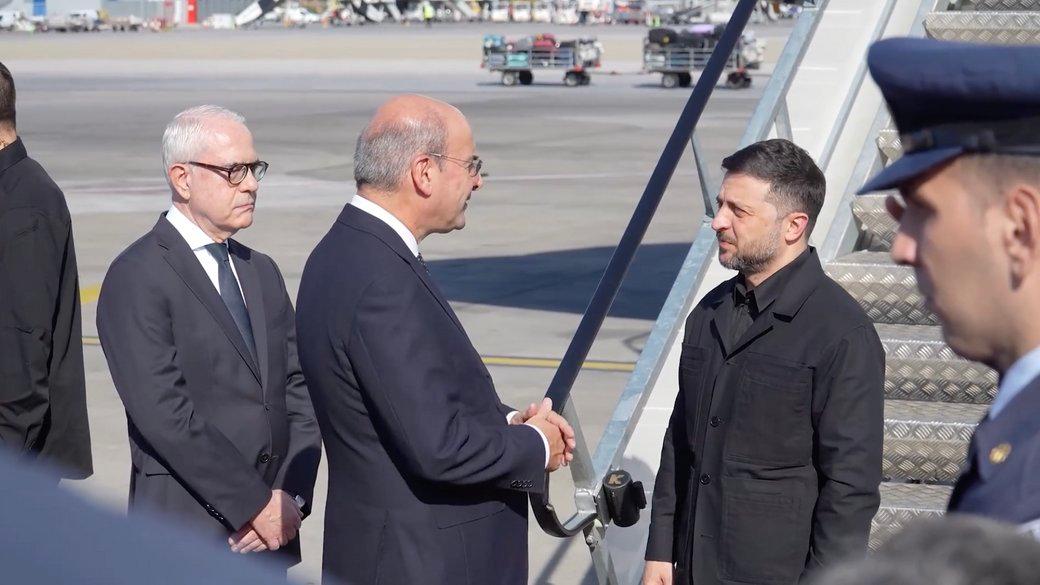 Президент Зеленський прибув до Греції