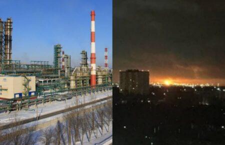 У Росії заявили про атаку дронів на Ярославль, горить один із найбільших НПЗ