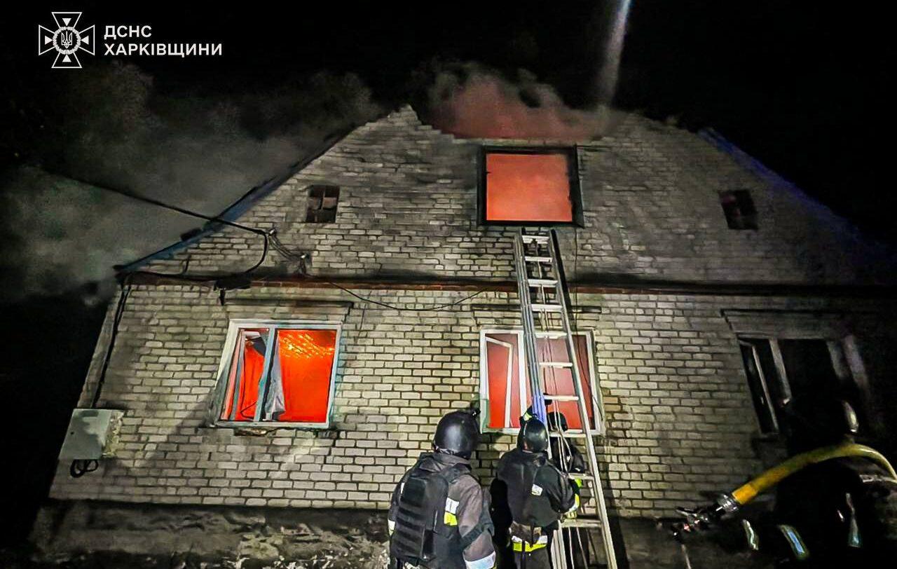 Уночі окупанти атакували ударними безпілотниками Харківщину: є постраждалі