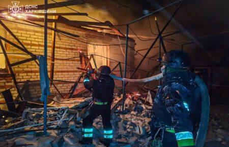 На Харківщині через атаку БпЛА по житловому сектору сталася пожежа