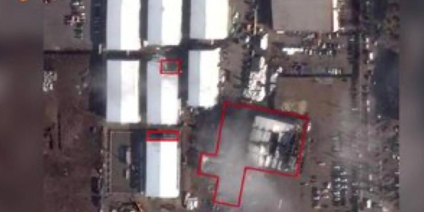 ВМС показали наслідки української атаки на російський завод, що виробляє дрони «Молнія» (ВІДЕО)