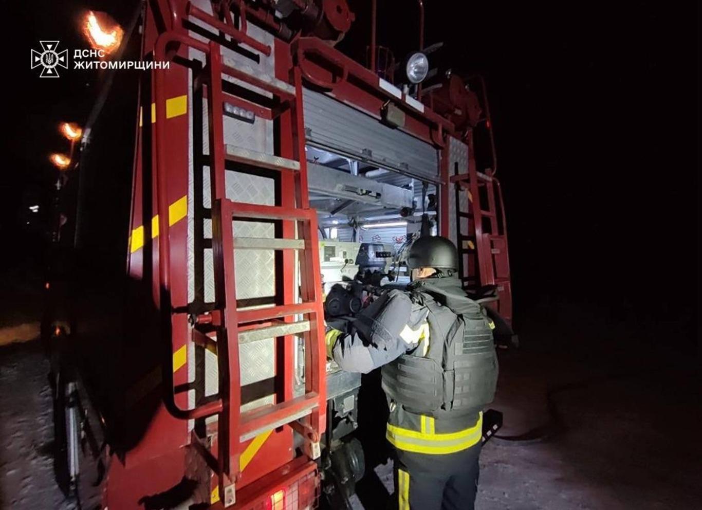 В частині  Житомирщини після російського удару зникло світло