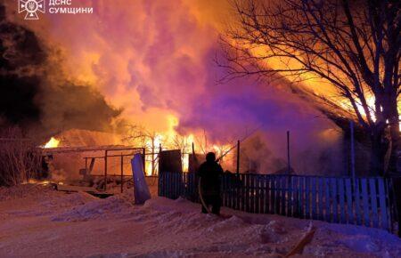 Руйнування та загибла цивільна: окупанти за добу обстріляли Сумщину 30 разів