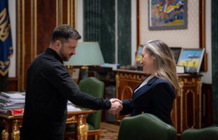 Колишня канадська урядовиця Христя Фріланд стала радницею Зеленського з економічного розвитку