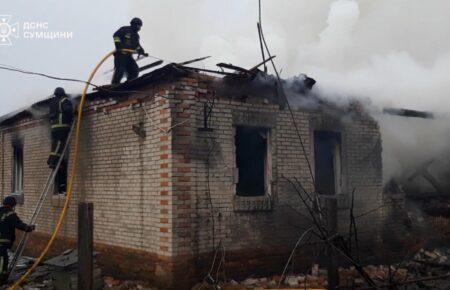 На Сумщині російський БпЛА влучив у житловий будинок