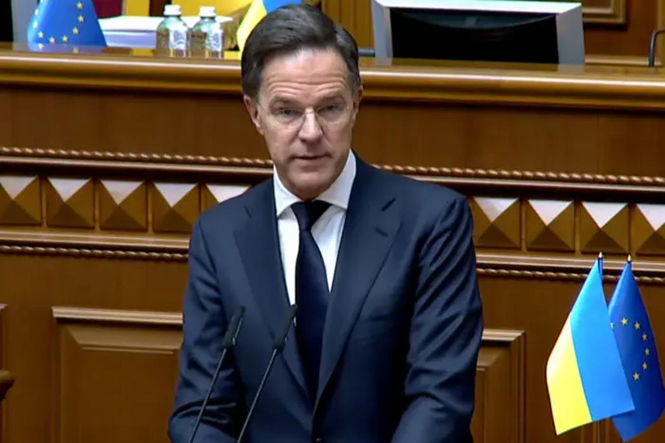 Генсек НАТО Марк Рютте виступив у Верховній Раді України