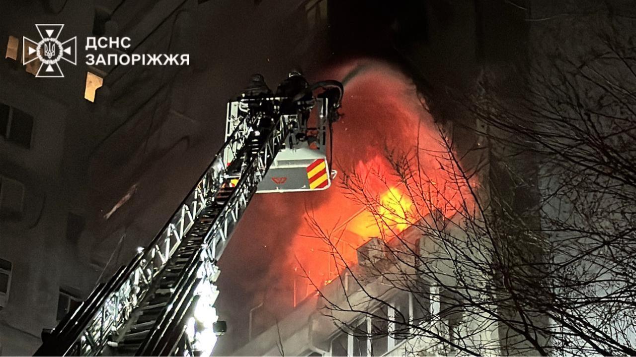 Нічний російський удар по Запоріжжю: 1 людина загинула, ще 9 — поранені