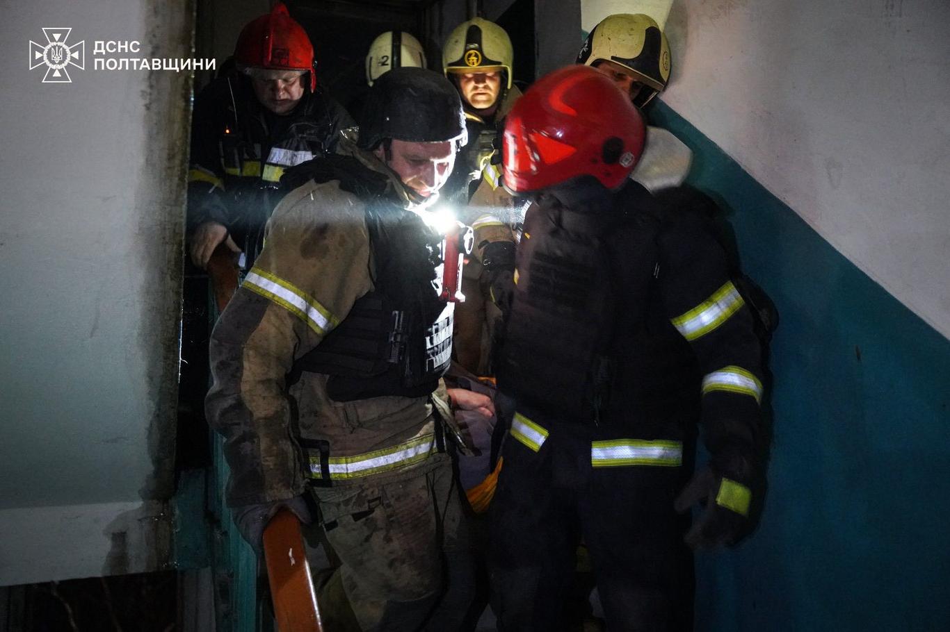 Росія вночі атакувала Полтаву, є загиблий та травмовані, влучання в будинок та виробництво