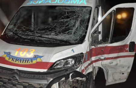 Уночі окупанти атакували медичний автомобіль на Сумщині: постраждали троє медиків
