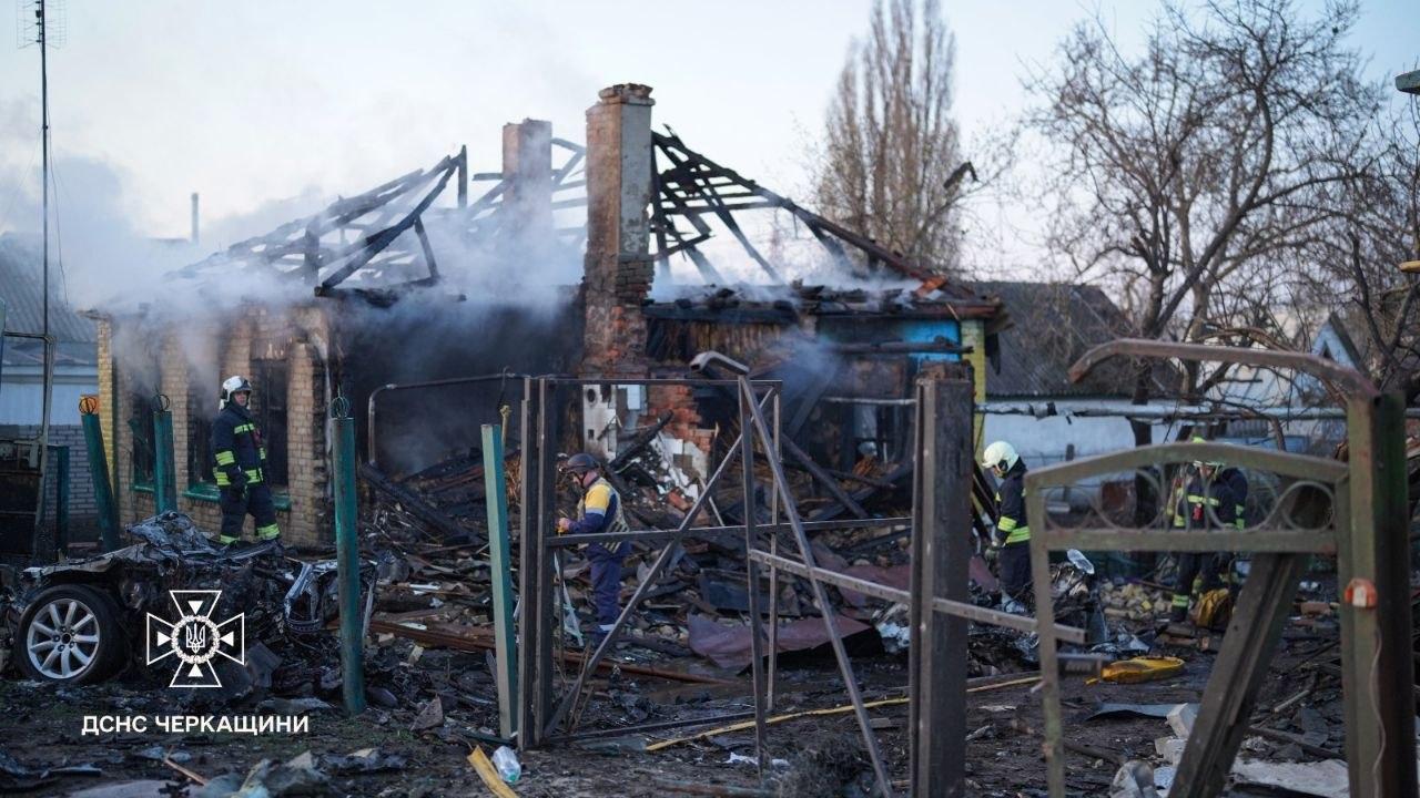 У Черкасах внаслідок російської атаки БпЛА постраждали 4 людей