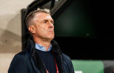 Сергій Ребров пішов з посади тренера збірної України з футболу