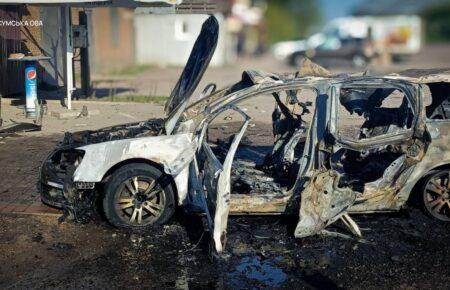 Росіяни вдарили дроном по автівці на Сумщині: поранений водій