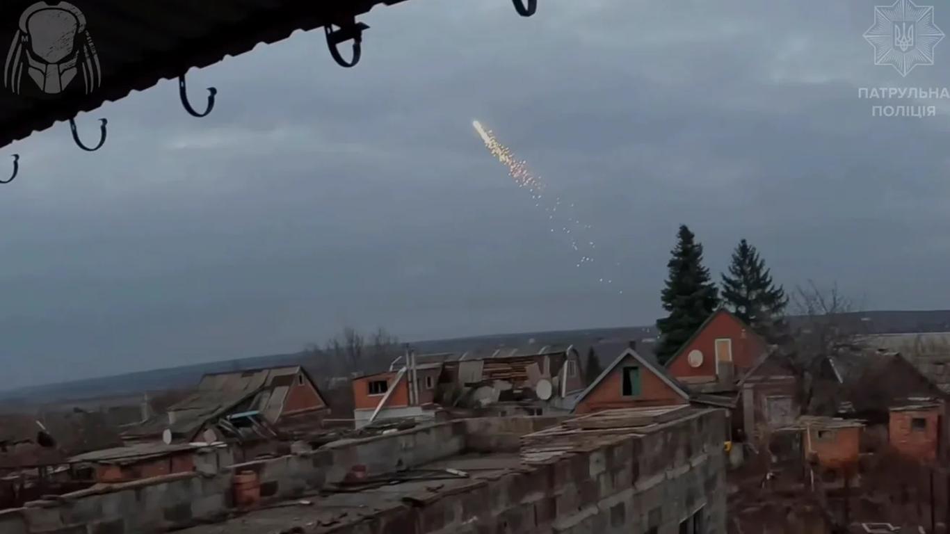 Над Костянтинівкою збили російський дрон з термітною сумішшю: для чого окупанти використовують такі безпілотники