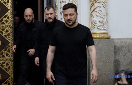 Зеленський відвідав пошкоджену Києво-Печерську лавру й пообіцяв росіянам відповідь