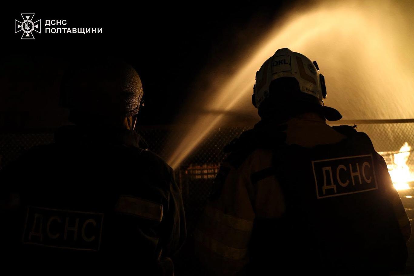 Росіяни атакували промислове підприємство в Полтавській області
