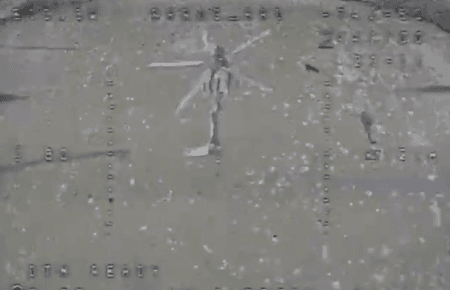 Сили безпілотних систем уразили FPV-дроном вертоліт Мі-28 у Бєлгородській області (ВІДЕО)