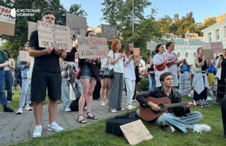 Як пройшов 10 день протестів проти відставки Федорова з посади очільника Міноборони