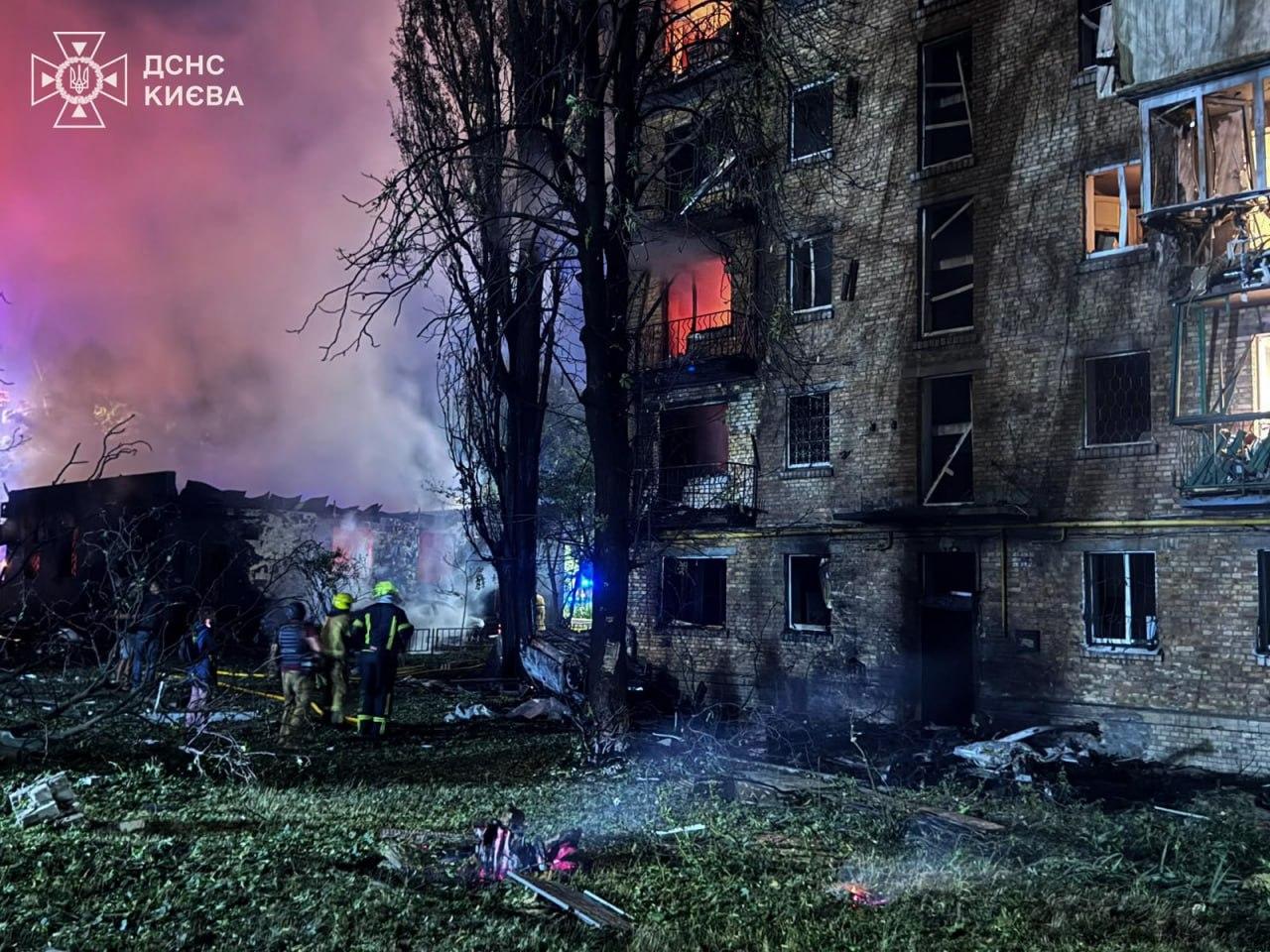 У Києві після російської атаки зросла кількість постраждалих до 20