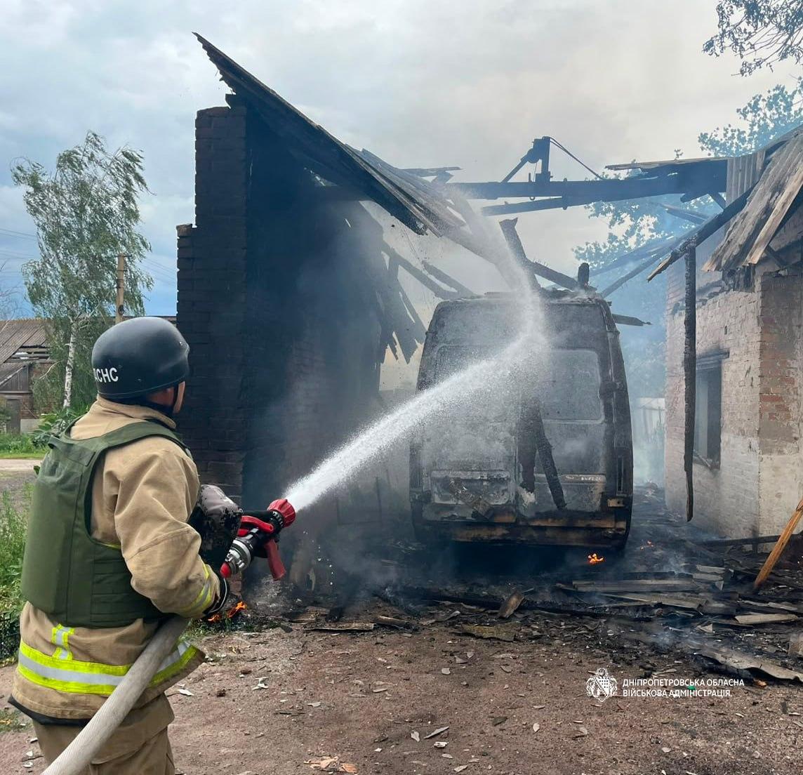 Росіяни понад 10 разів атакували два райони Дніпропетровщини