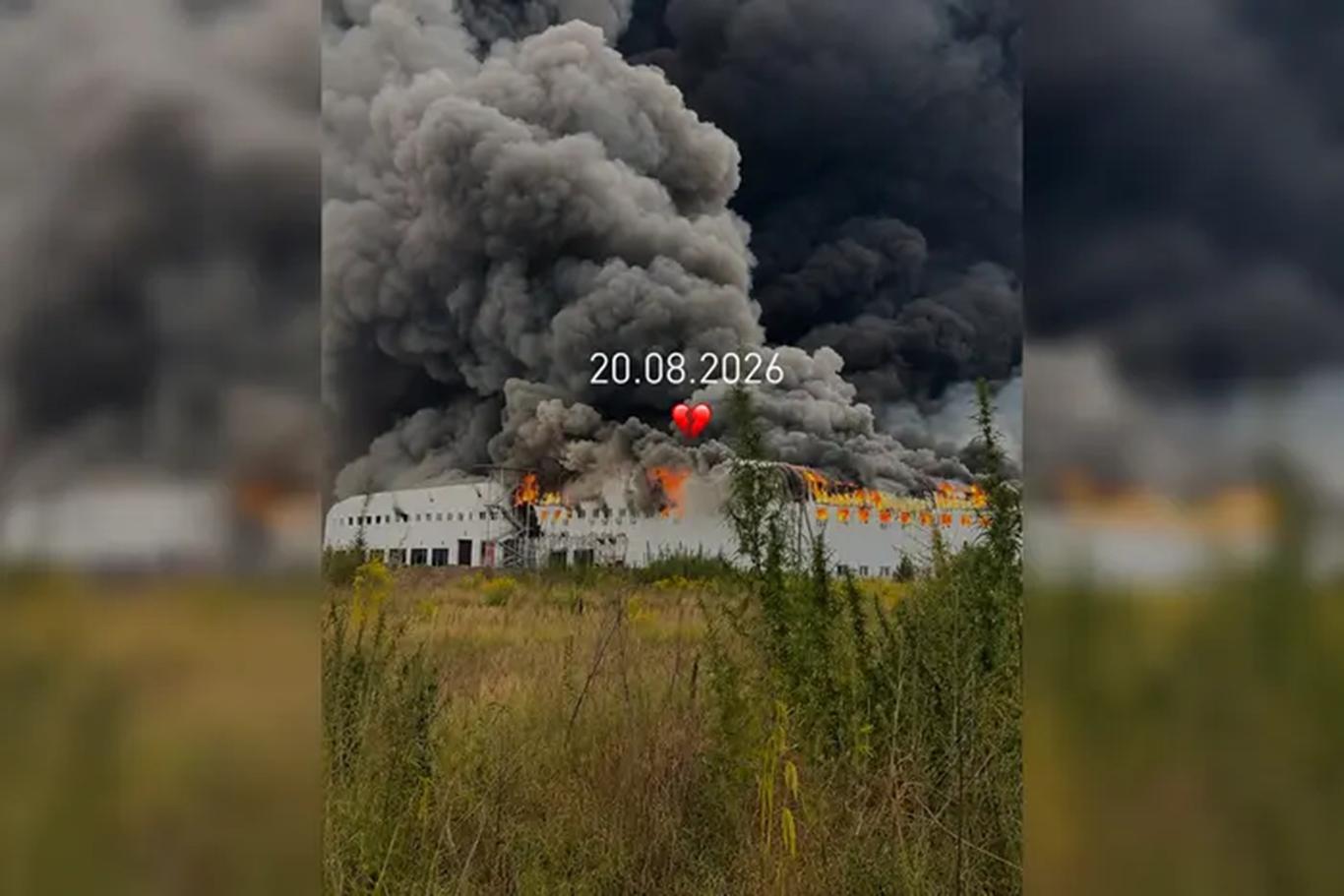Від російської атаки на Бориспіль постраждав склад мережі супермаркетів Varus