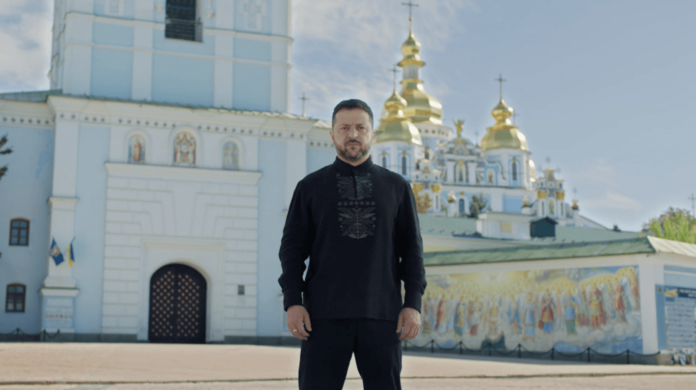 Зеленський привітав українців з Днем Незалежності (ВІДЕО)