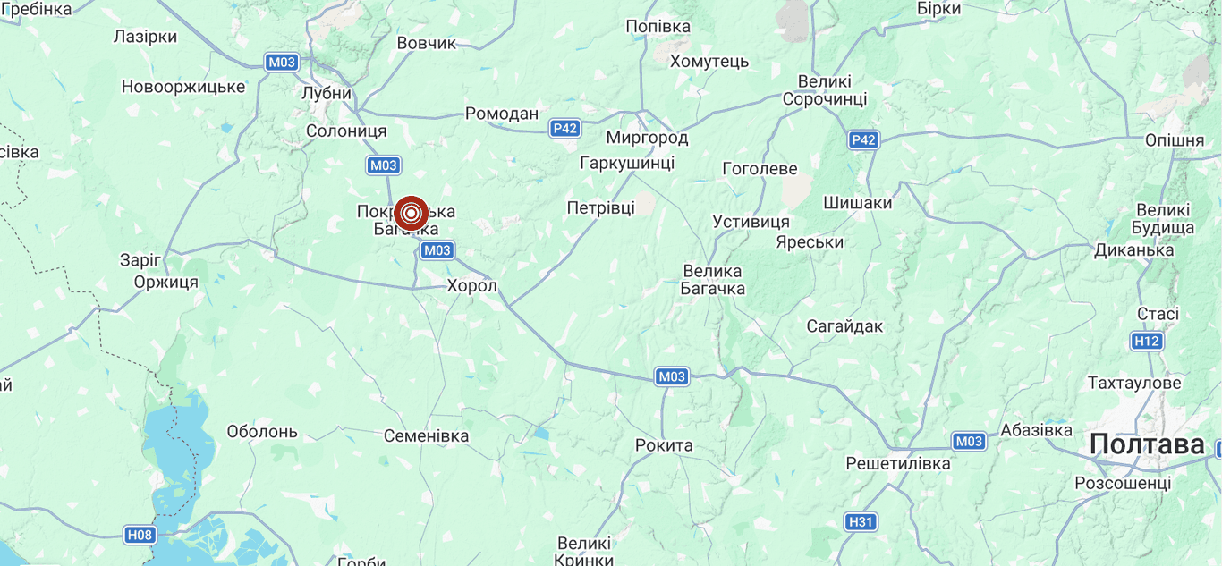 На Полтавщині зафіксували землетрус