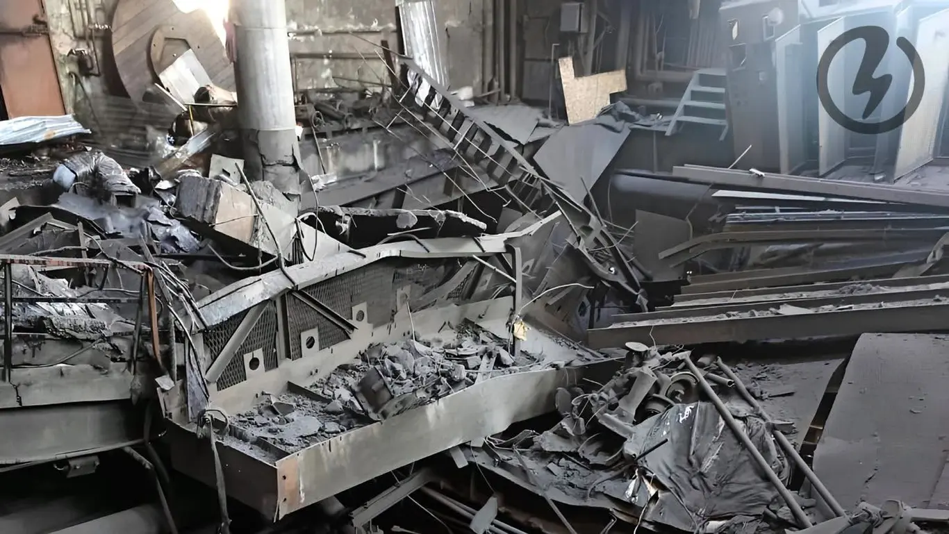 Внаслідок російської атаки пошкоджене обладнання Трипільської ТЕС
