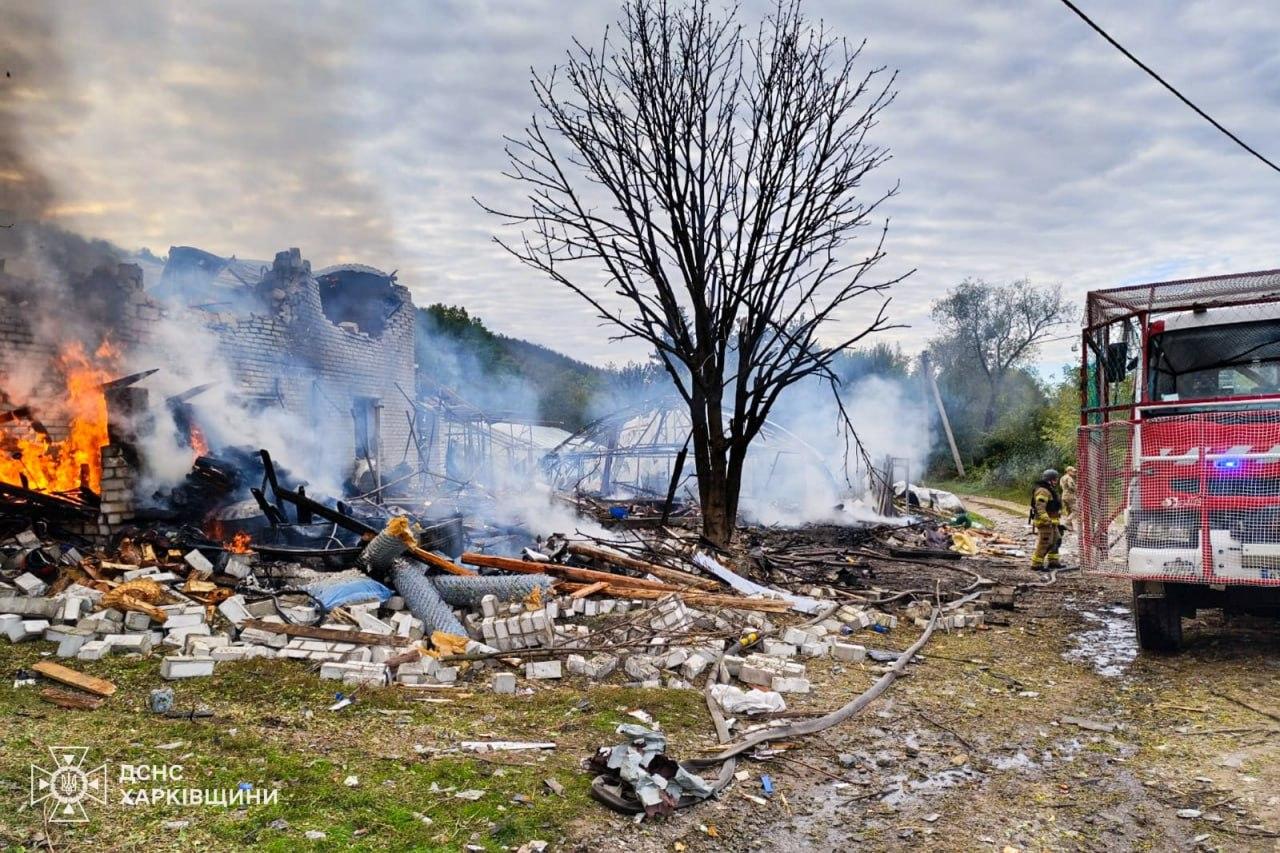 На Харківщині 4 людей постраждали через російську атаку