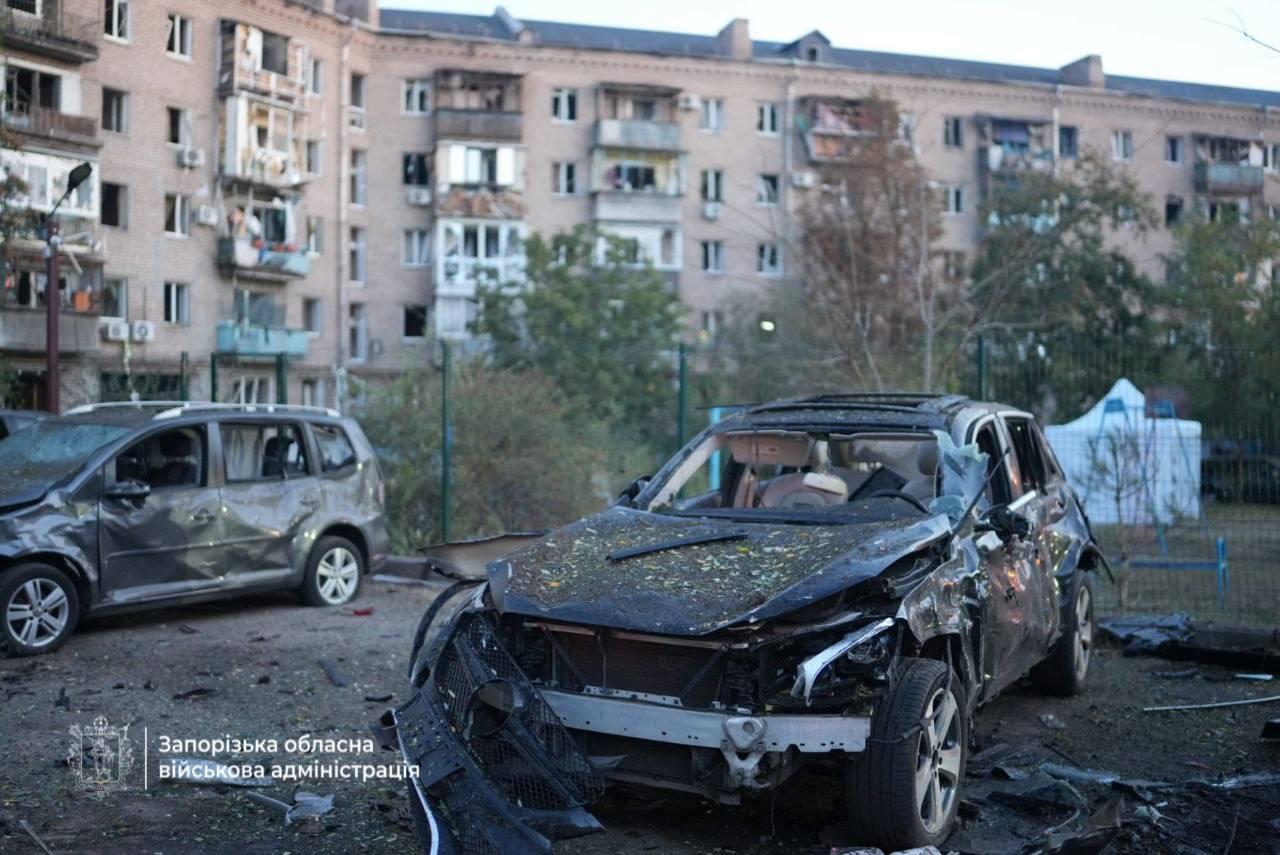 50-річний чоловік загинув через масований авіаудар росіян по Запоріжжю (ФОТО)