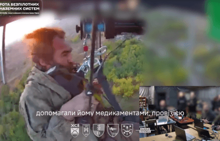 Українські військові першими у світі провели повітряну евакуацію пораненого піхотинця (ВІДЕО)