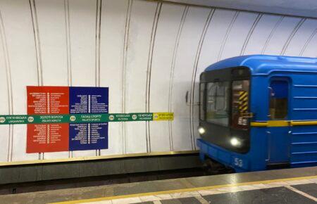 На «Золотих воротах» у Києві пасажир потрапив під потяг метро