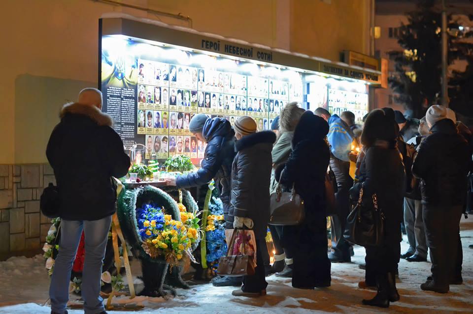 У Луцьку згадали про перших загиблих під час Революції Гідності