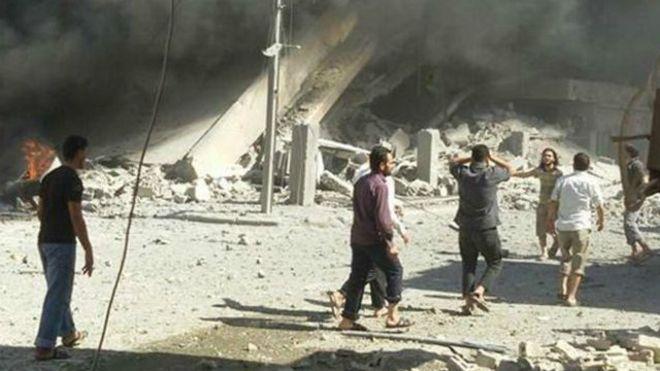 Російські літаки підозрюють в авіаударі, який вбив 69 мирних жителів у Сирії